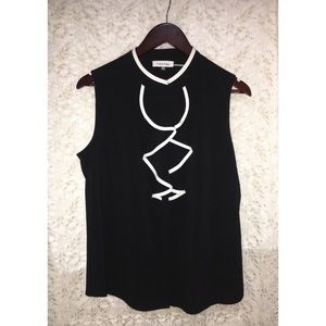 Calvin Klein Ruffle Blouse